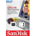 SanDisk Ultra Fit 128GB Ultra Fit USB 3.0 Flash Drive up to 150MB/s Ideal for notebooks, game consoles, TVs, in-car audio systems and more